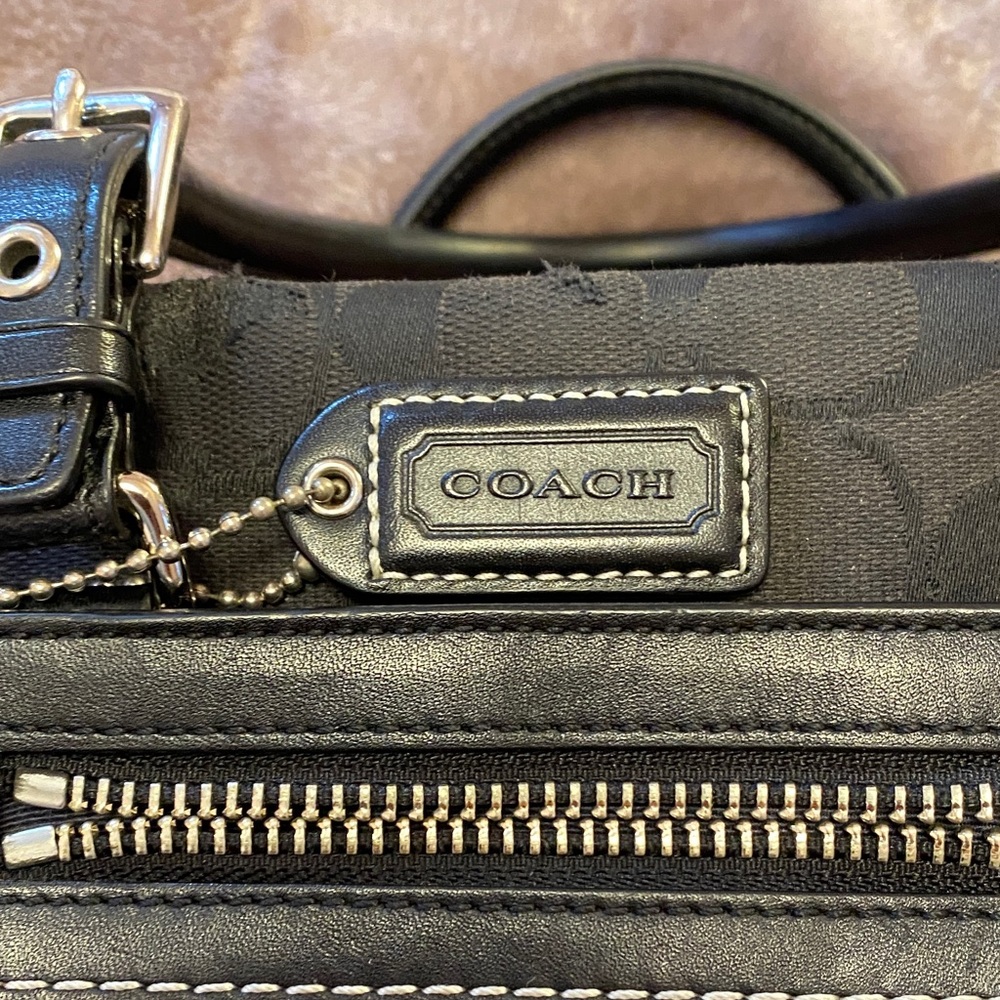 Coach Black Satchel - Picture 11 of 13